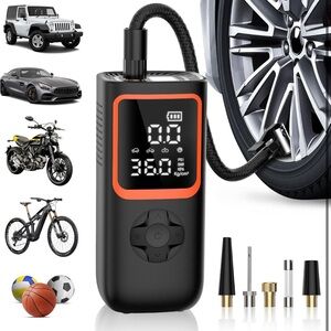 Tire Inflator Portable Air Compressor - 20000mAh & 150PSI Cordless Air Pump